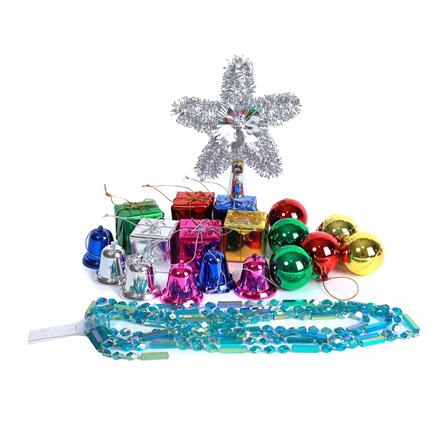 ชุดรวมของตกแต่งคริสต์มาส SIAMXMAS หลากสี (แพ็ก 15 ชิ้น)_0