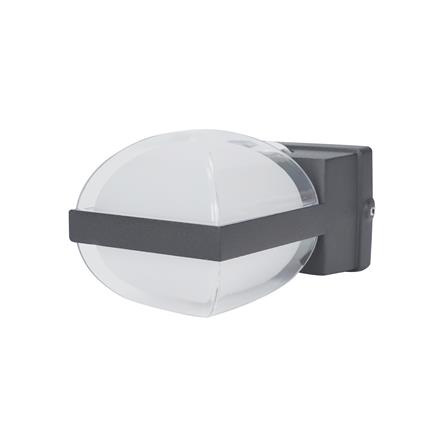 ไฟผนังนอก LED CARINI BO-WS02 12 วัตต์ WARM WHITE สีดำ_0