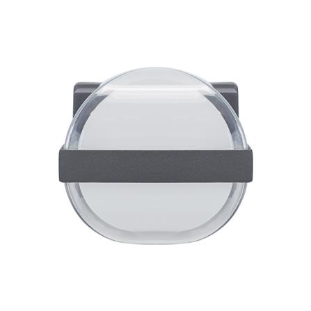 ไฟผนังนอก LED CARINI BO-WS02 12 วัตต์ WARM WHITE สีดำ_1