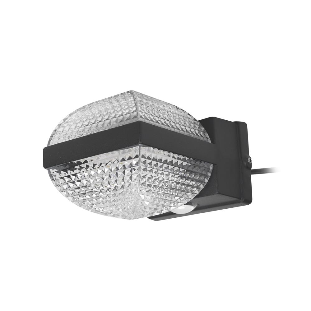 ไฟผนังภายนอก LED CARINI BO-WS03 12 วัตต์ WARM WHITE สีดำ