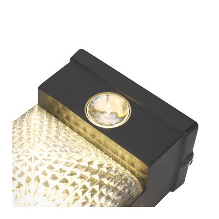 ไฟผนังภายนอก LED CARINI BO-WS03 12 วัตต์ WARM WHITE สีดำ_4