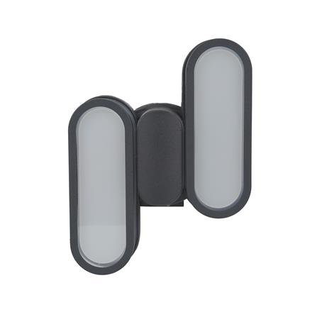 ไฟผนังภายนอก LED CARINI BO-WL3512 12 วัตต์ WARM WHITE สีดำ_1