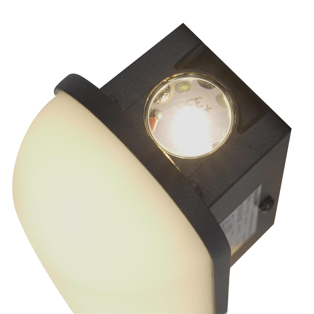 ไฟผนังภายนอก LED CARINI BO-WL3112 7 วัตต์ WARM WHITE สีดำ