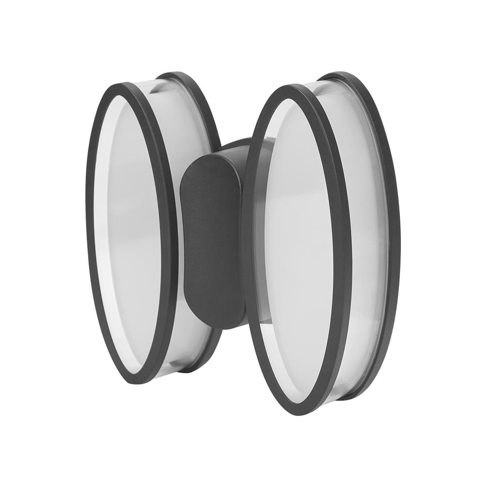 ไฟผนังนอก LED CARINI BO-WL3514 12 วัตต์ WARM WHITE สีดำ