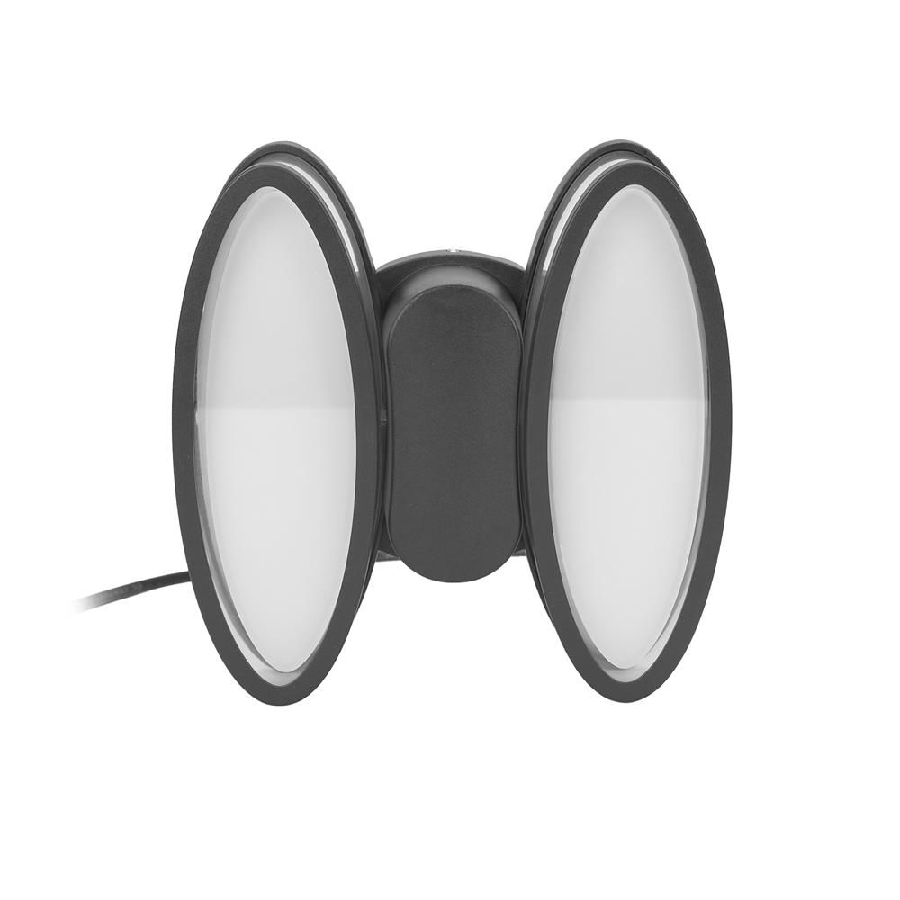 ไฟผนังนอก LED CARINI BO-WL3514 12 วัตต์ WARM WHITE สีดำ