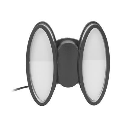 ไฟผนังนอก LED CARINI BO-WL3514 12 วัตต์ WARM WHITE สีดำ_1