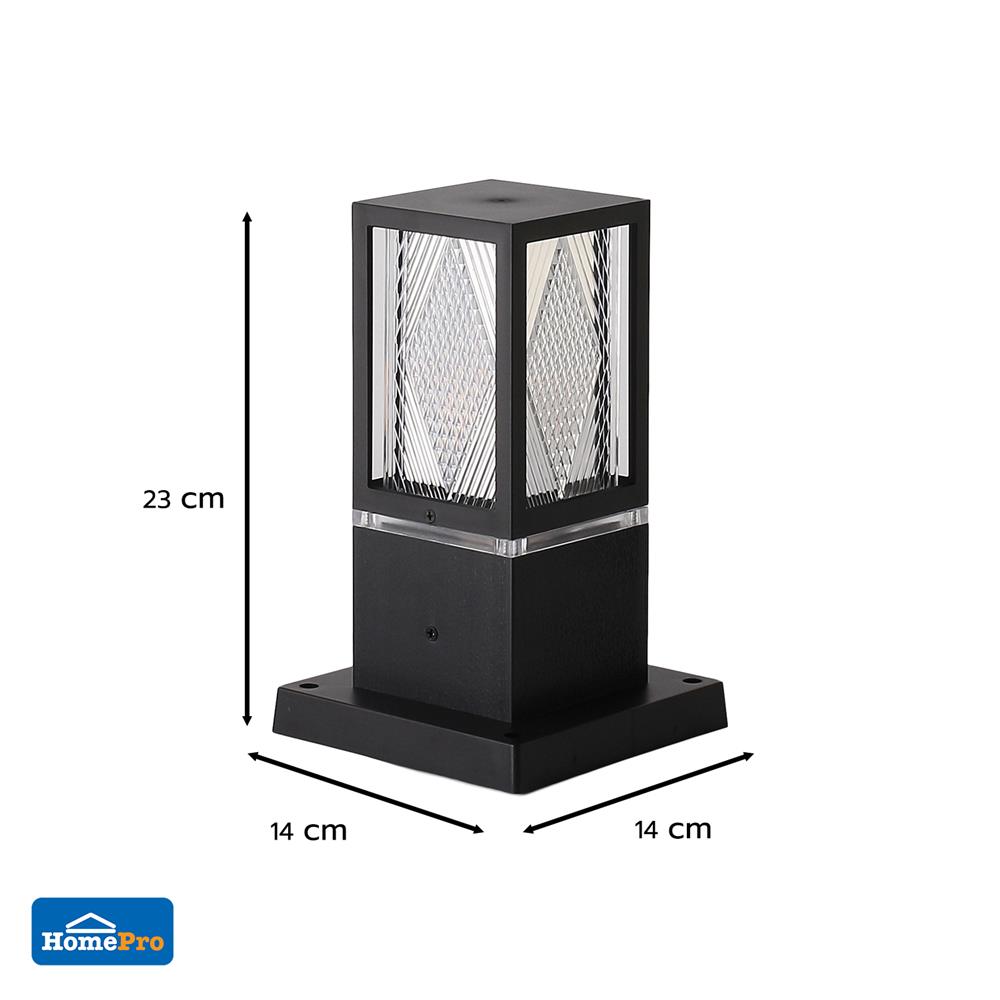 ไฟหัวเสา CARINI BO-F4101S สีดำ