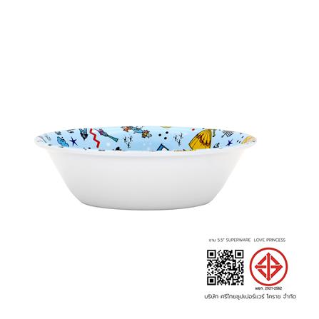 ชามเมลามีน 5.5 นิ้ว SUPERWARE LOVE PRINCESS_5