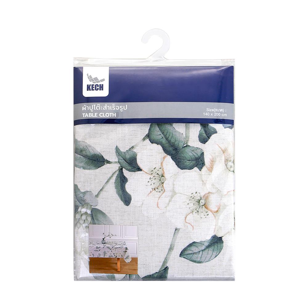 ผ้าปูโต๊ะสำเร็จรูปเหลี่ยม KECH LILYFERN 140x200 ซม.