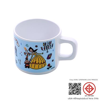 ถ้วยหูเมลามีน 300 มล. SUPERWARE LOVE PRINCESS_2