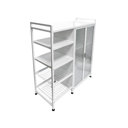 ตู้อเนกประสงค์ CABIN BARE 100x110 ซม. สีขาว_2