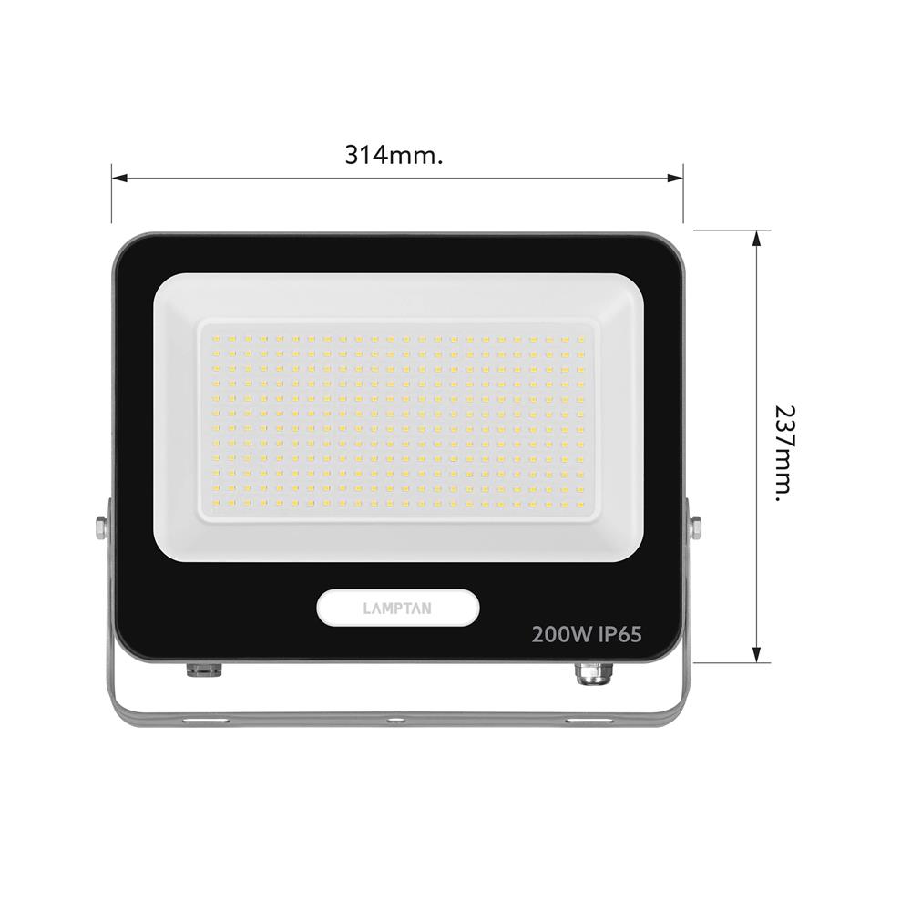 สปอตไลท์ภายนอก LED LAMPTAN FULLUX 200 วัตต์ DAYLIGHT