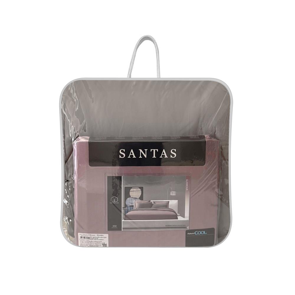 ชุดผ้าปูที่นอน 6 ฟุต (ชุด 7 ชิ้น) SANTAS COTTON USA MORNING MOOD PI