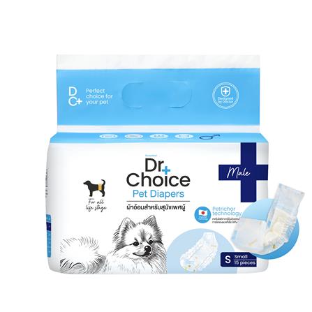 ผ้าอ้อมสุนัข DR.CHOICE MALE DOG DIAPER SIZE S (แพ็...