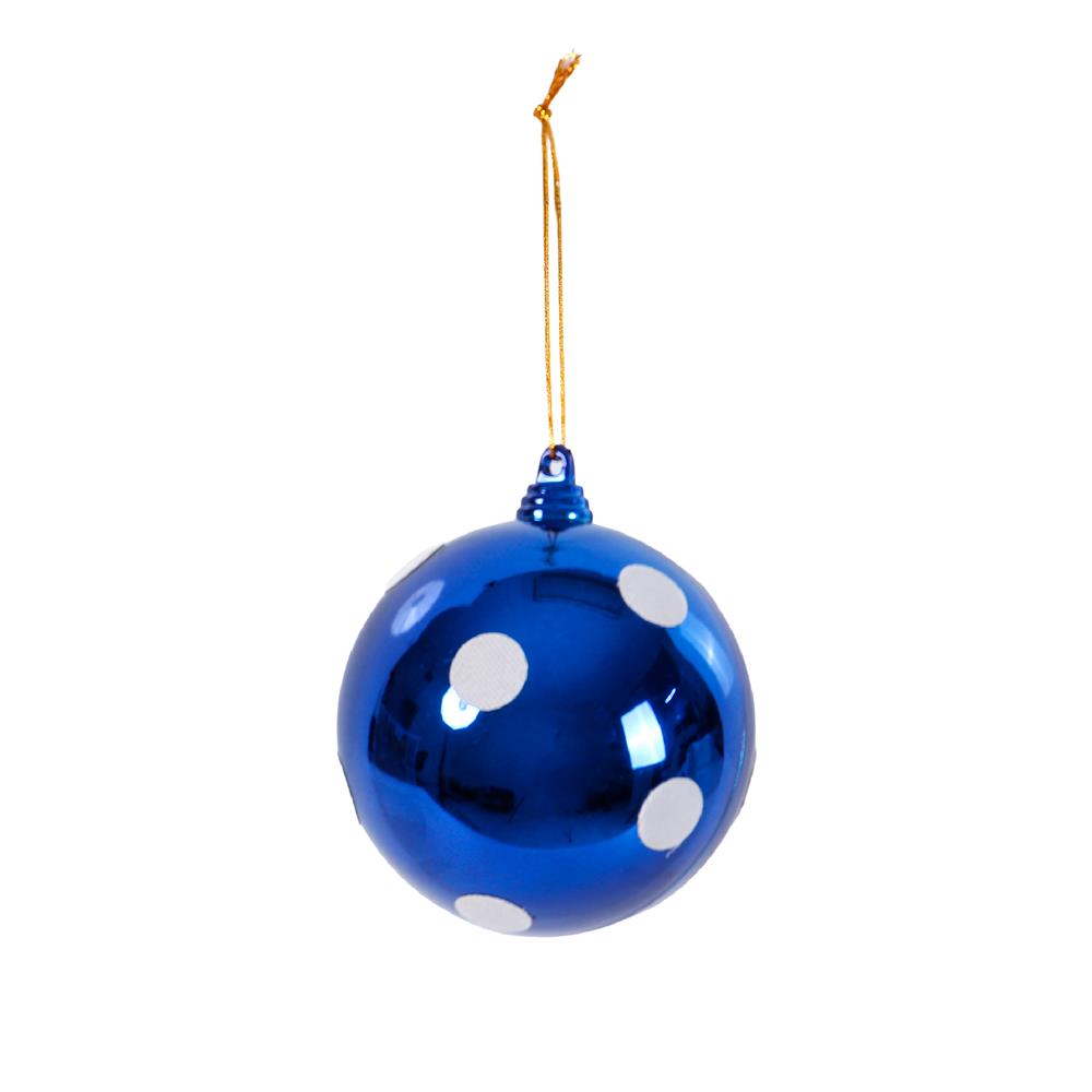 ชุดบอลตกแต่ง ลายจุด SIAMXMAS 8 ซม. หลากสี (แพ็ก 6 ชิ้น)