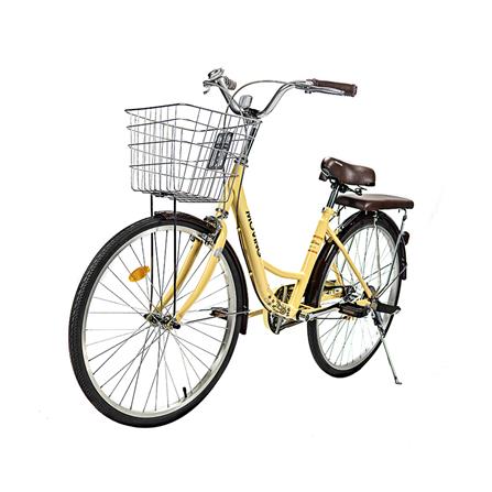 จักรยานแม่บ้าน MOVING BALLET V2 สีน้ำตาลอ่อน_2