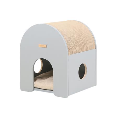 บ้านสัตว์เลี้ยงทรงโดม DR.CHOICE PUDDING WINDSOR สีฟ้า_0