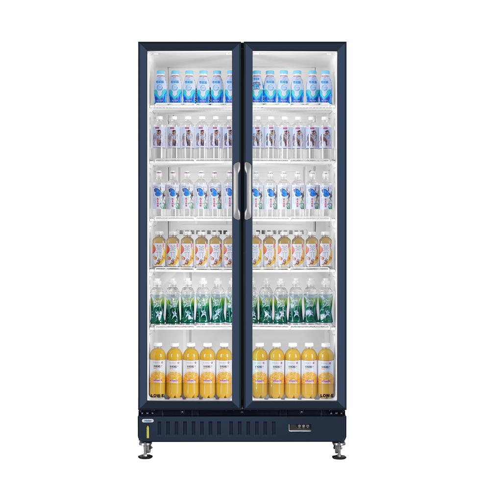 ตู้แช่เครื่องดื่ม 2 ประตู HAIER SC-652BPC 22.1 คิว สีน้ำเงิน