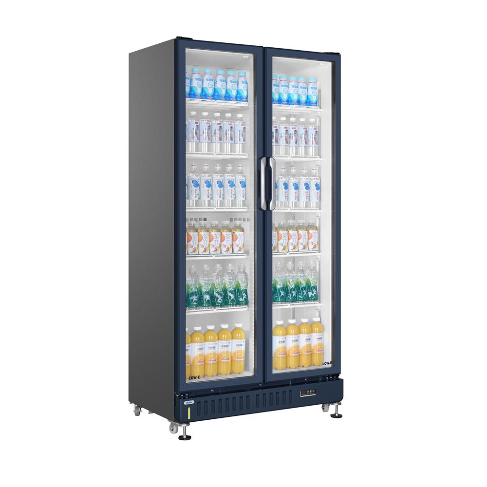 ตู้แช่เครื่องดื่ม 2 ประตู HAIER SC-652BPC 22.1 คิว สีน้ำเงิน