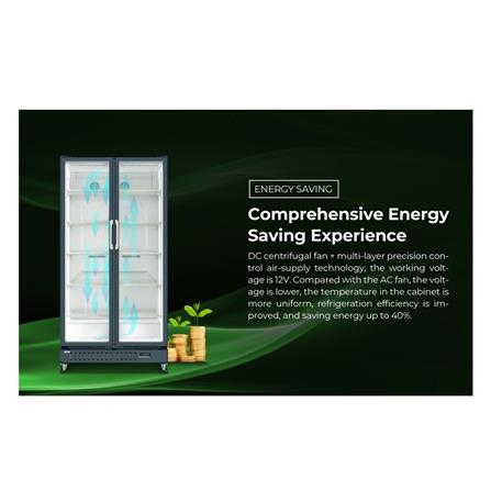 ตู้แช่เครื่องดื่ม 2 ประตู HAIER SC-652BPC 22.1 คิว สีน้ำเงิน_7