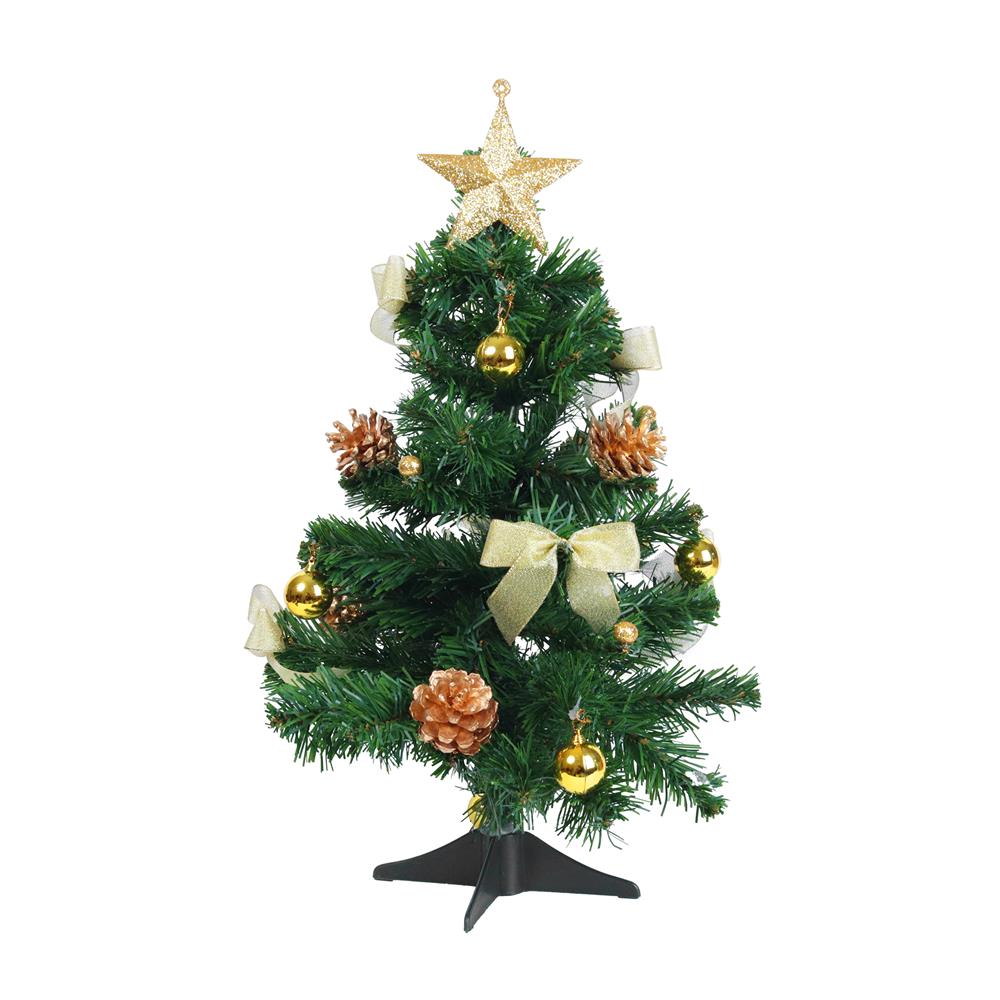 ต้นคริสต์มาส พร้อมของตกแต่งยอดดาวสีทอง SIAMXMAS 1.5 ฟุต