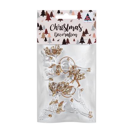 ชุดของตกแต่งกวางใส SIAMXMAS สีทอง (แพ็ก 3 ชิ้น)_3