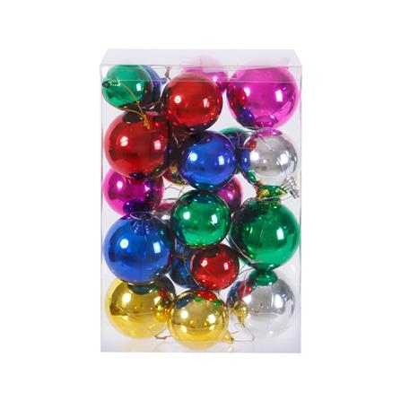 ชุดบอลตกแต่งรวม SIAMXMAS หลากสี (แพ็ก 24 ชิ้น)_1