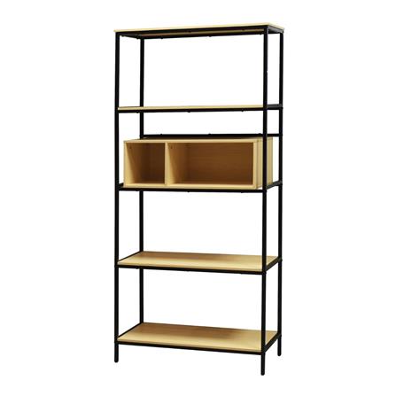 ชั้นวางของ 5 ชั้น FURDINI ZENO 84 ซม. สี NATURAL/ดำ_0