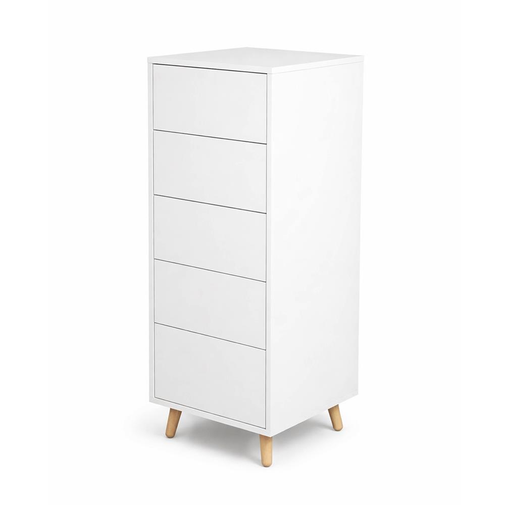 ตู้ลิ้นชัก 5 ลิ้นชัก FURDINI VIVO 40 ซม. สีขาว