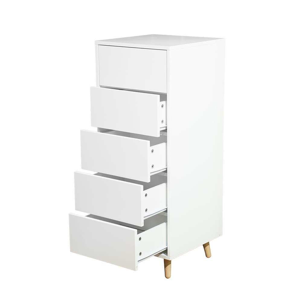 ตู้ลิ้นชัก 5 ลิ้นชัก FURDINI VIVO 40 ซม. สีขาว