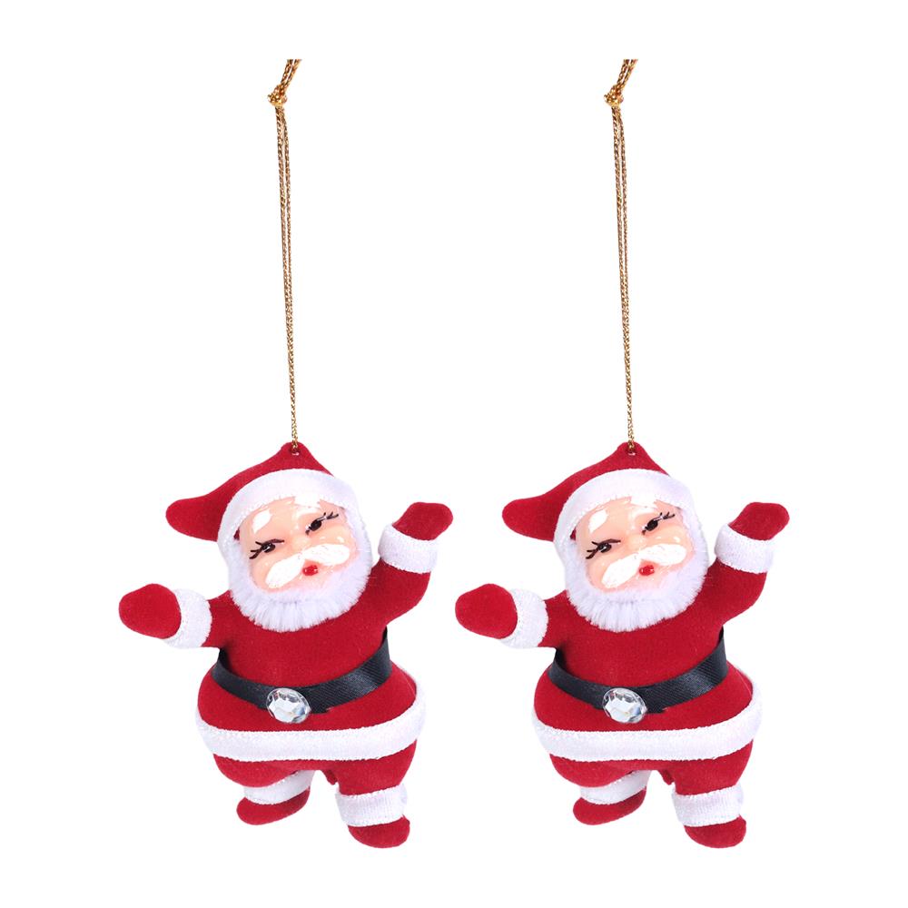ของตกแต่ง SIAMXMAS SANTA สีแดง (แพ็ก 2 ชิ้น)