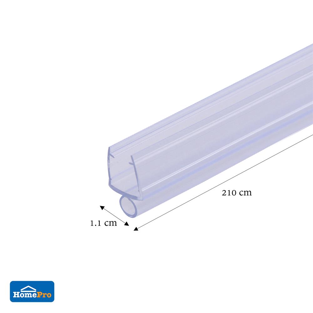 ขอบยางประตูบานเลื่อน MOYA BRPVC-08C-21 8 มม.