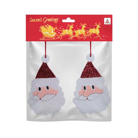 ของตกแต่ง SIAMXMAS SANTA สีขาว (แพ็ก 2 ชิ้น)_2