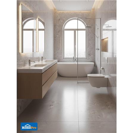 กระเบื้องพื้นพอร์ซเลน 60x60 ซม. COTTO เอลล่า เทา ซาติน PM 1.44 ซม._4