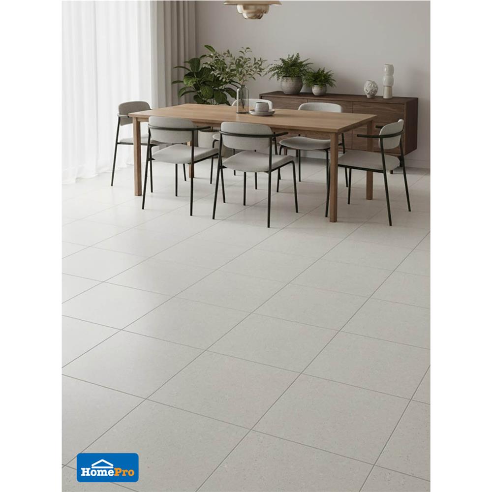 กระเบื้องพื้นพอร์ซเลน 60x60ซม. COTTO เบเนเวนโต้ เทา ซาติน PM 1.44 ตร.ม.