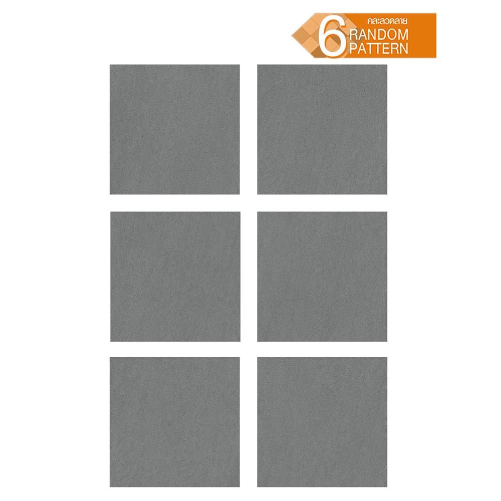 กระเบื้องพื้นพอร์ซเลน 60x60 ซม. COTTO อาเวลลิโน่ เทาเข้ม PM 1.44 ตร.ม.