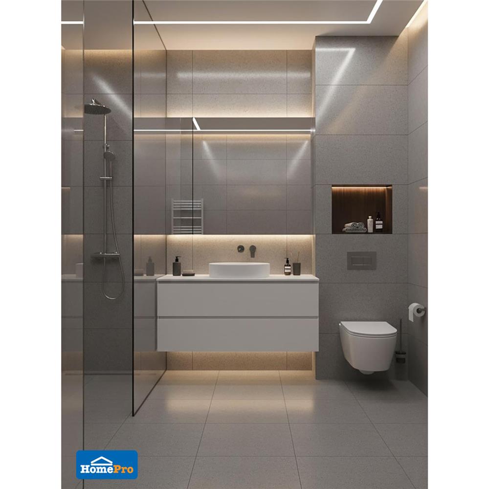 กระเบื้องพื้นพอร์ซเลน 60x60 ซม. COTTO อาเวลลิโน่ เทาเข้ม PM 1.44 ตร.ม.