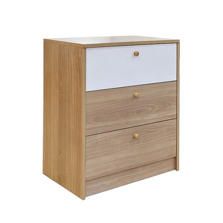 ตู้ลิ้นชัก 3 ลิ้นชัก FURDINI KEPT สี NATURAL OAK/ขาว_2