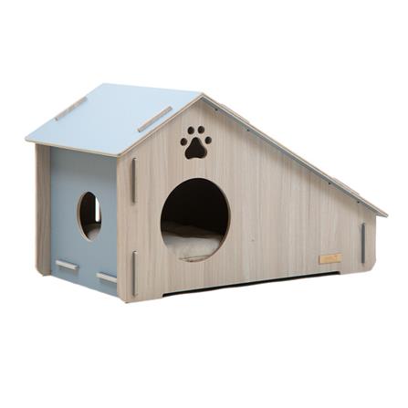 บ้านสัตว์เลี้ยงสโลป DR.CHOICE ROOF SLOPE WINDSOR สีฟ้า_0