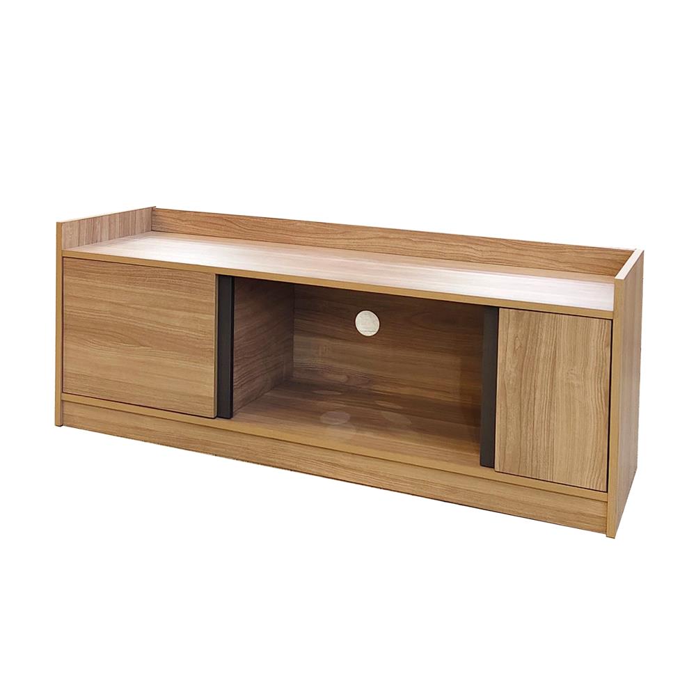 ตู้วางทีวี FURDINI FIGHT 120 ซม. สี NATURAL OAK/ดำ