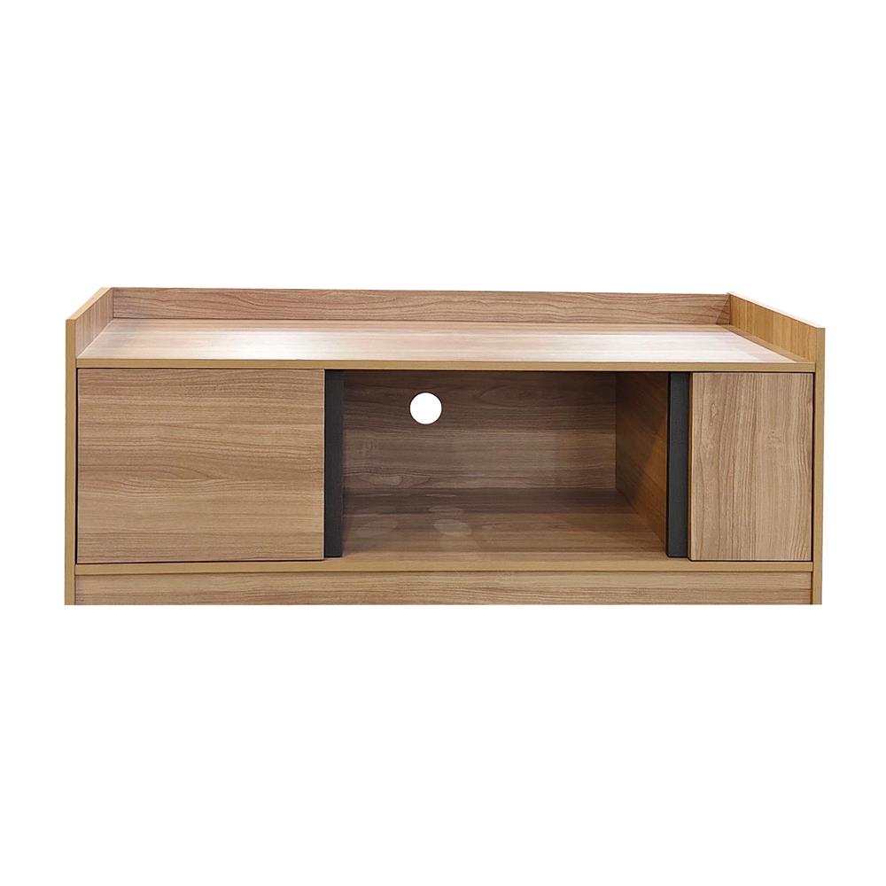 ตู้วางทีวี FURDINI FIGHT 120 ซม. สี NATURAL OAK/ดำ