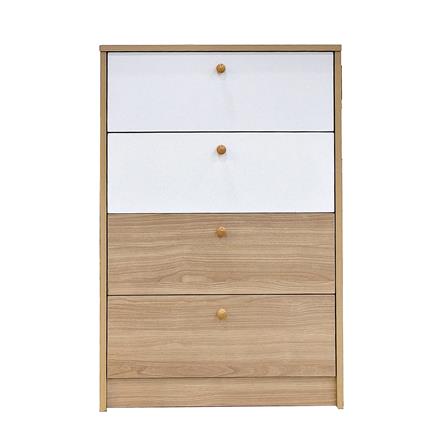 ตู้ลิ้นชัก 4 ลิ้นชัก FURDINI KEPT 60 ซม. สี NATURAL OAK/ขาว_1