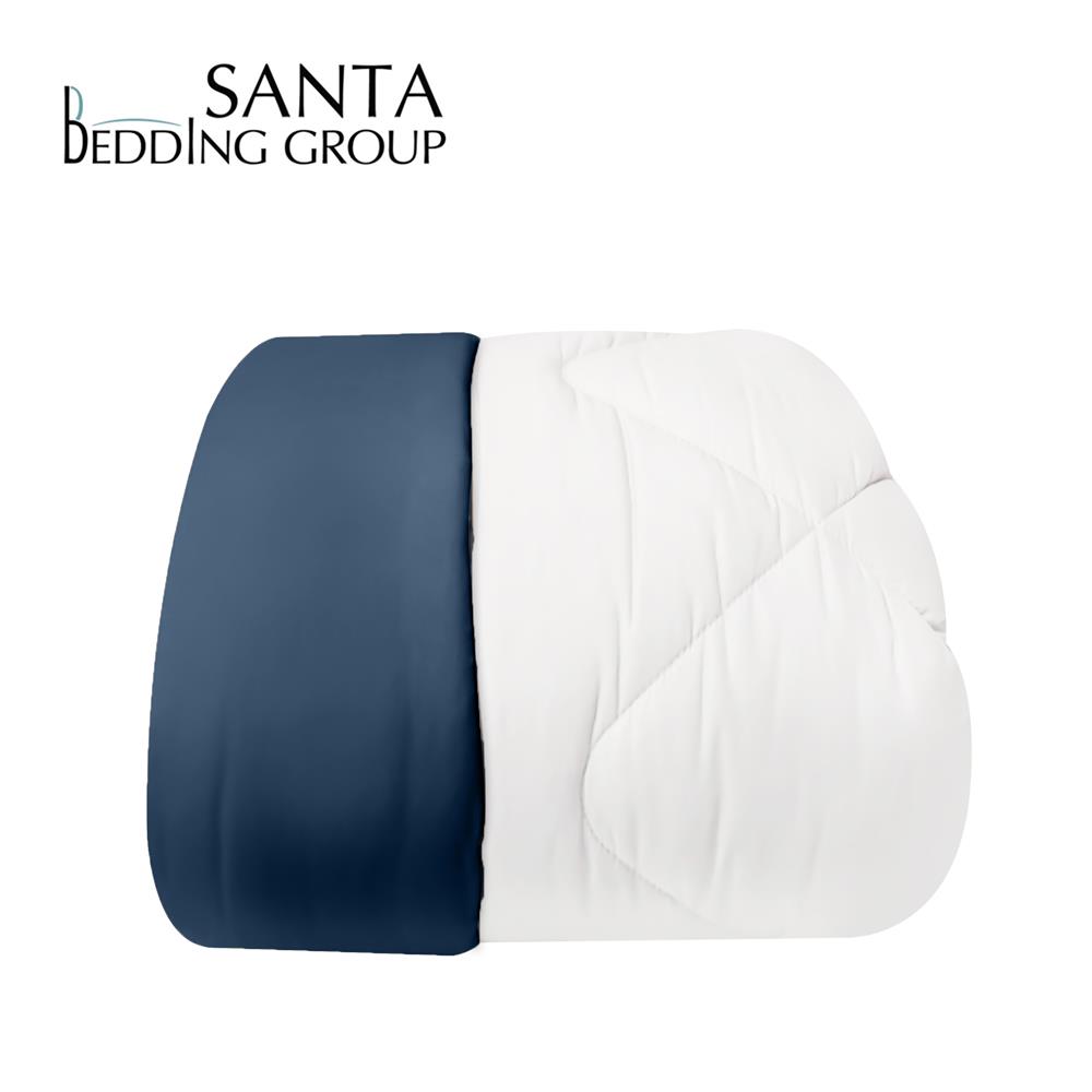 ผ้านวม SANTA BEDDING 70x90 นิ้ว สี WHITE/NAVY BLUE