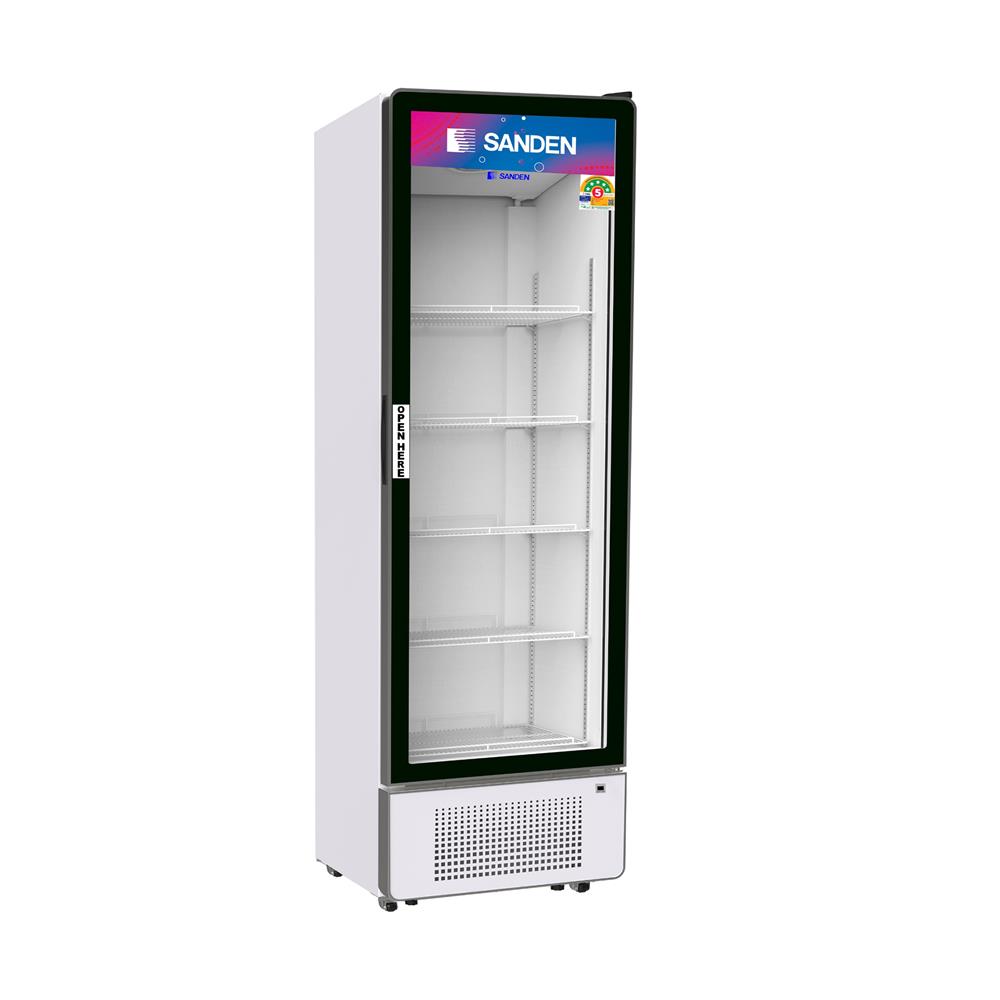 ตู้เครื่องดื่ม 1 ประตู SANDEN SPD-0500P 12.9 คิว สีขาว
