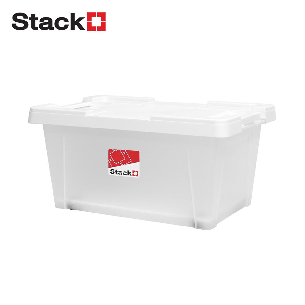 กล่องเก็บของ STACKO MORI SIZE S 35 ลิตร สีขาว/ใส_1