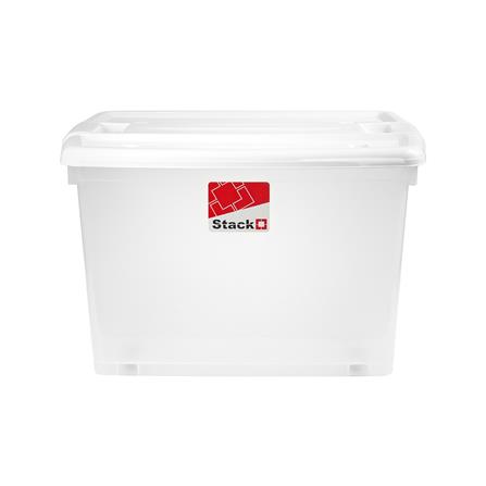 กล่องเก็บของ STACKO BULK 48 ลิตร สีขาว/ใส_1