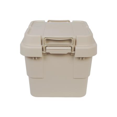 กล่องจัดเก็บท้ายรถ 30 ลิตร STACKO GLAM 39.5x39x36 ซม. สีเบจ_1
