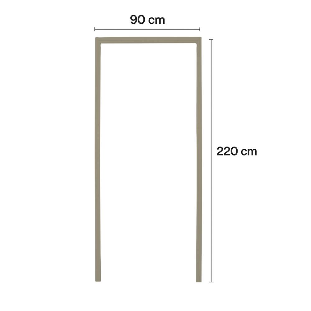 วงกบประตู UPVC MODERNWOOD 90x220 ซม. สีเบจ