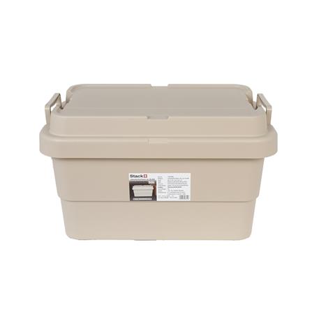 กล่องจัดเก็บท้ายรถ 50 ลิตร STACKO GLAM 60x39x36 ซม. สีเบจ_1