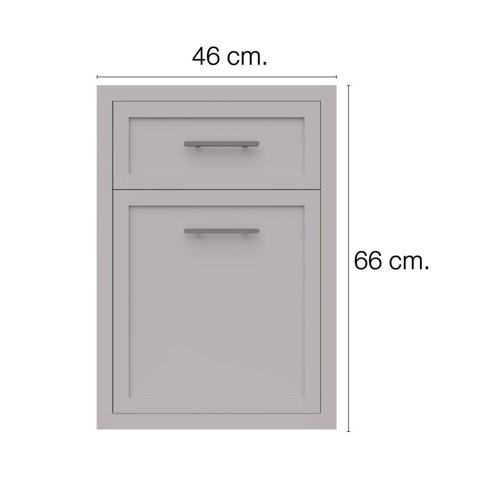 ตู้ลิ้นชัก MJ SLIM SHAKER 46x66 ซม. สี ELEGANT